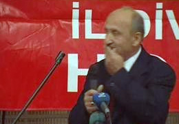 SP'li başkanın dişleri dışa fırladı