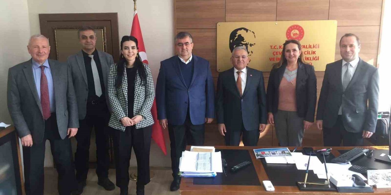 Büyükkılıç’tan Çevre Şehircilik ve İl İklim Değişikliği İl Müdürlüğü’ne Ziyaret