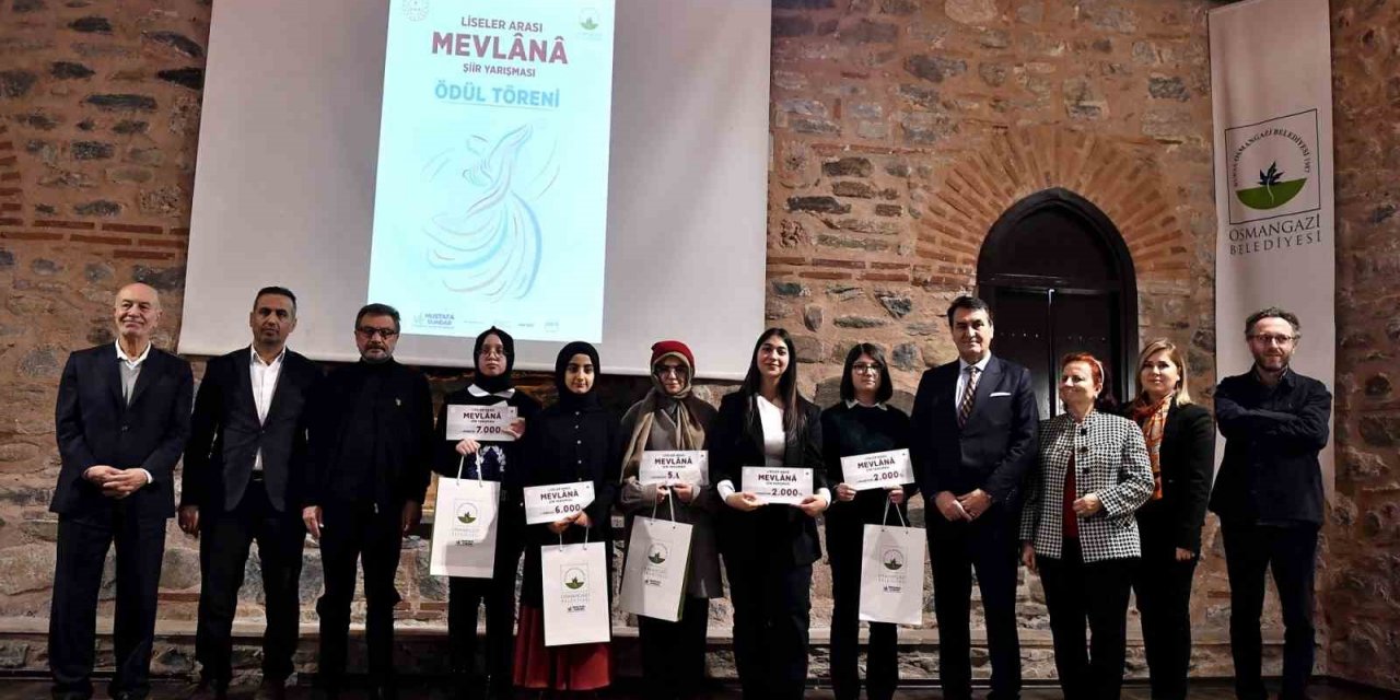 Mevlana Şiir Yarışması’nda ödüller sahiplerini buldu