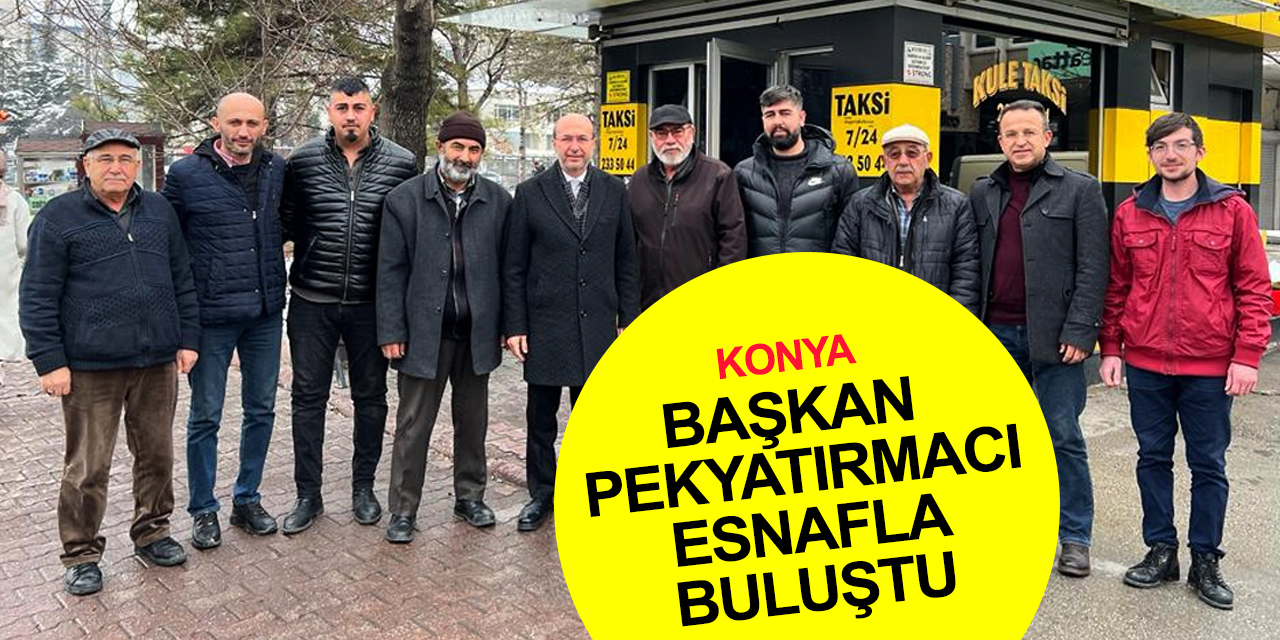 Konya haber! Başkan Pekyatırmacı: Selçuklu’da her bir ilçe sakinimizin görüşü bizim için önemli