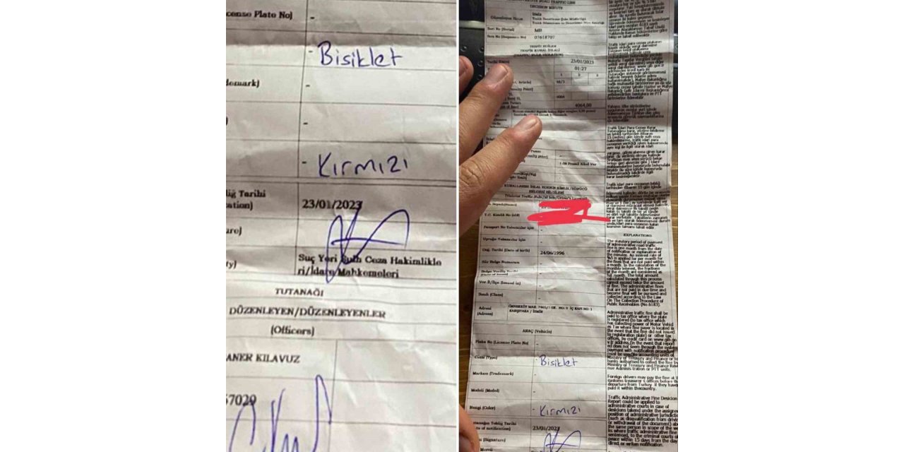 İzmir’de alkollü bisiklet sürücüsüne 4 bin 500 lira para cezası