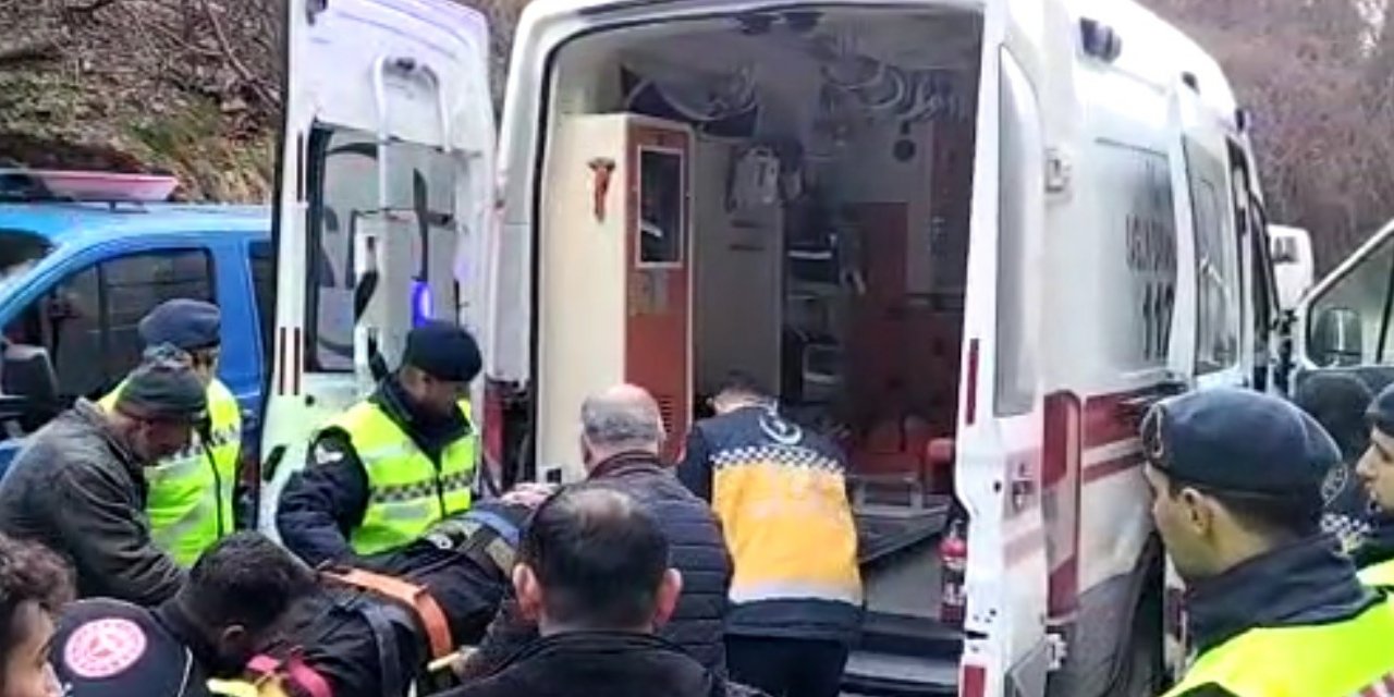 2 gündür aranıyordu, kayalıklarda sıkışmış halde sağ bulundu