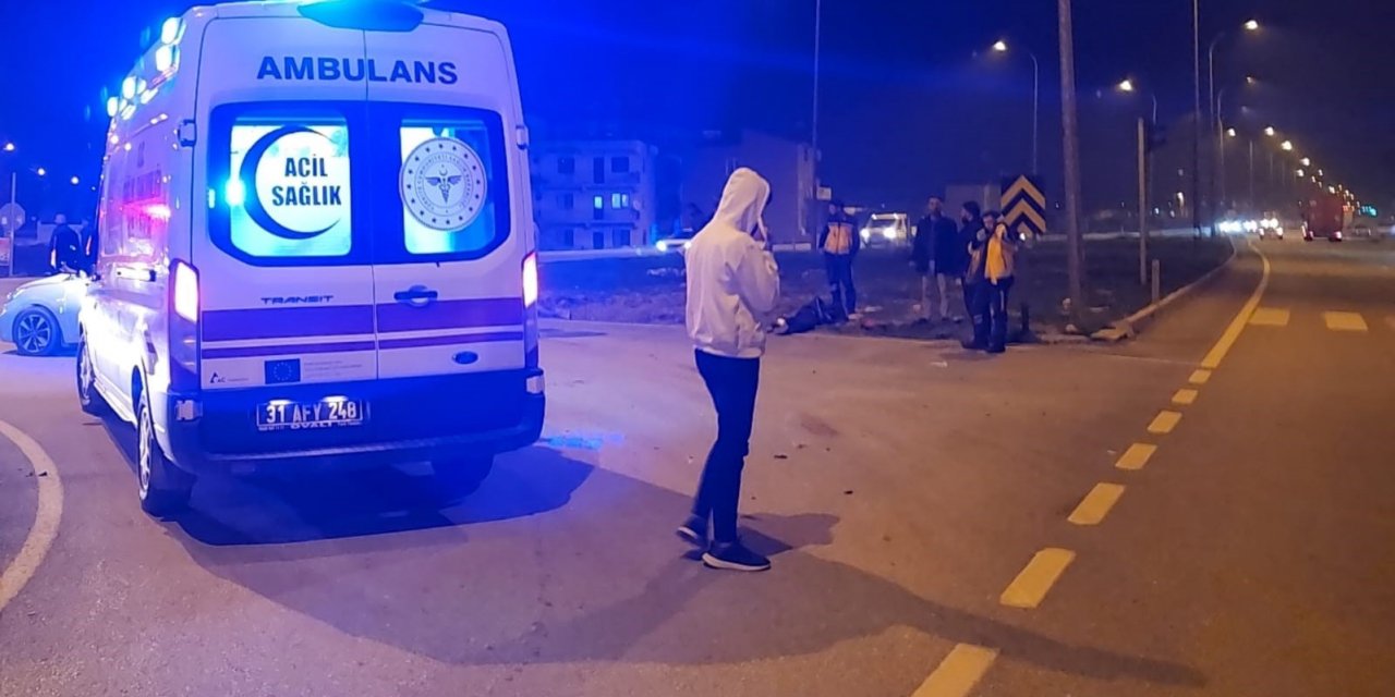 Hassa’da trafik kazası: 2 yaralı
