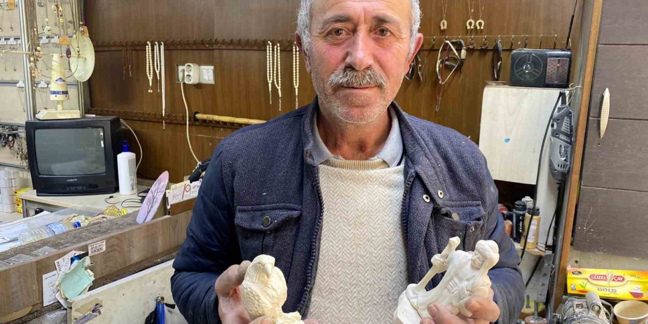 Lüle taşı sanatkârlığına gençlerin hevesi yüksek