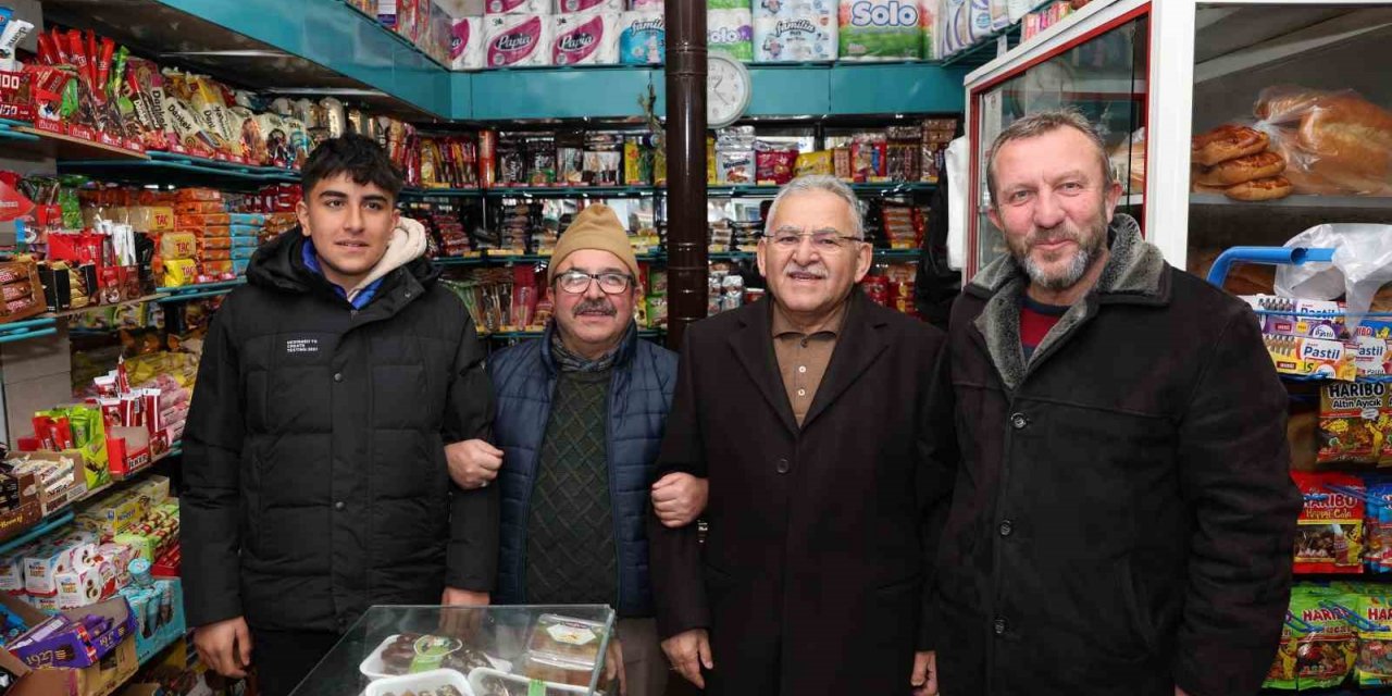 Başkan Büyükkılıç; Hisarcık ve Erciyes Esnafı ile Buluştu