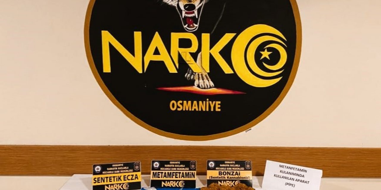 Osmaniye’de uyuşturucu operasyonu: 2 gözaltı