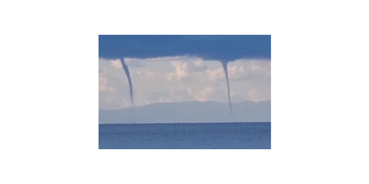 İzmir’de hortum paniği