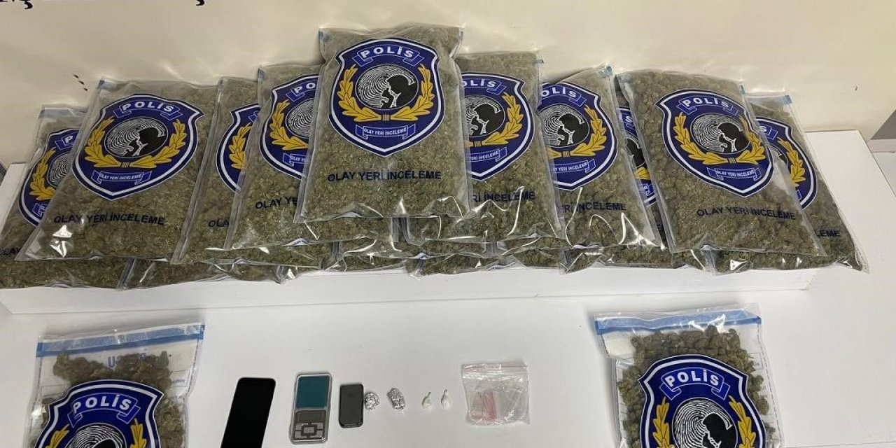 Şişli uyuşturucu madde operasyonu: 11 kilogram marihuana ele geçirildi