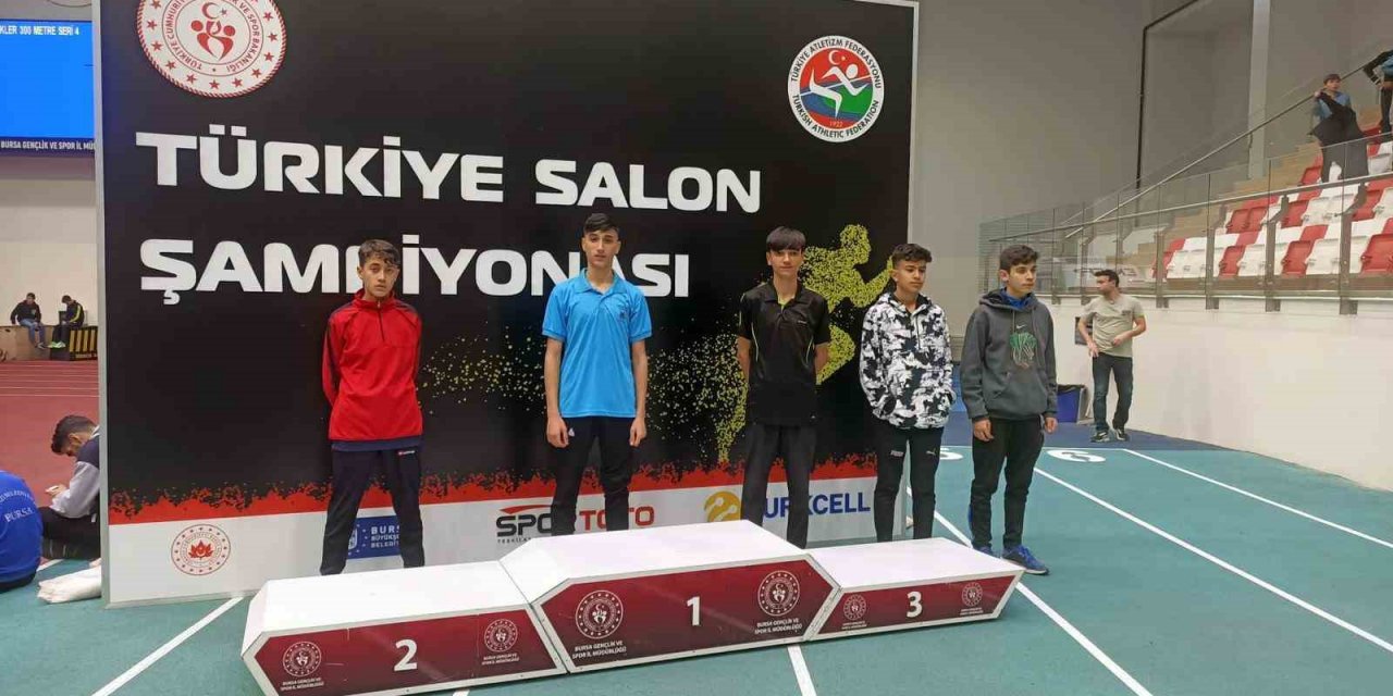 Diyarbakırlı sporcuları atletizmde Türkiye dereceleri elde etti