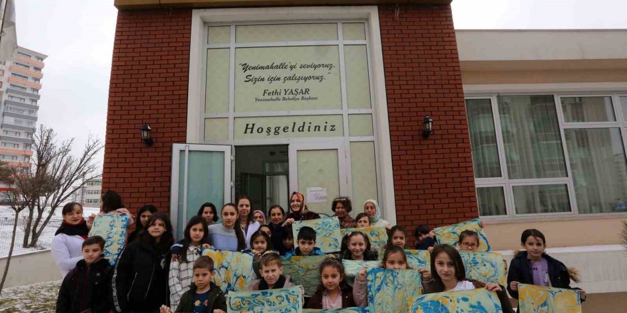 Yenimahalleli çocukların ara tatili dolu dolu geçti