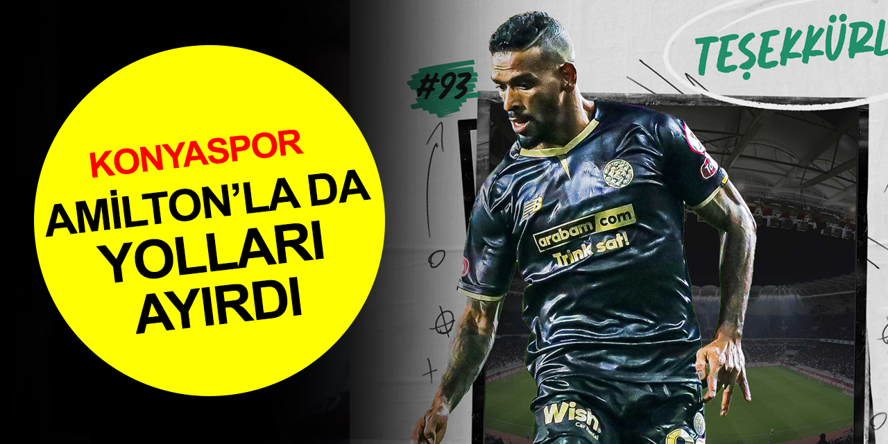 Konyaspor Amilton Minervino ile sözleşmeyi sonlandırdı