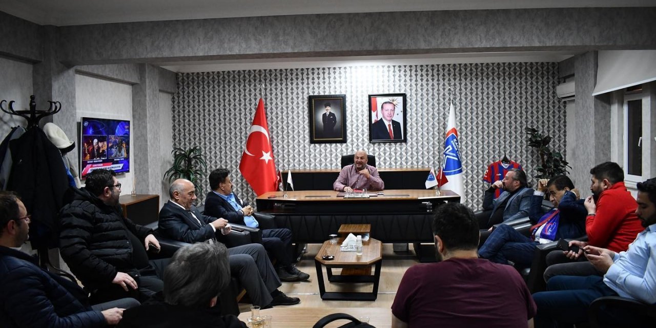 Başkan Aydım basın mensupları ile bir araya geldi