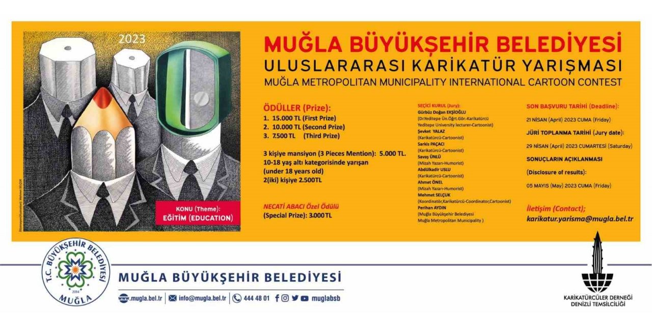 Büyükşehir 4.Uluslararası Karikatür Yarışma başvuruları başladı