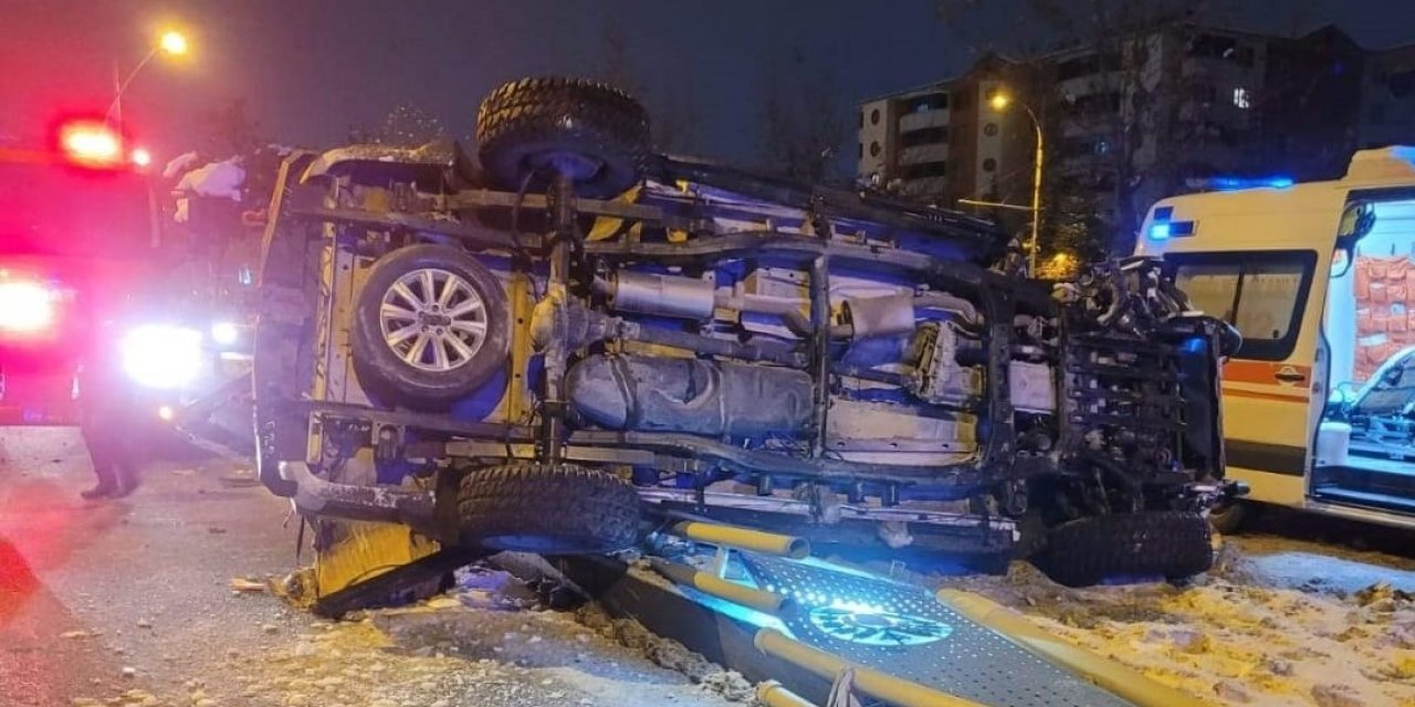 Malatya’da feci kaza: 1’i ağır 2 yaralı