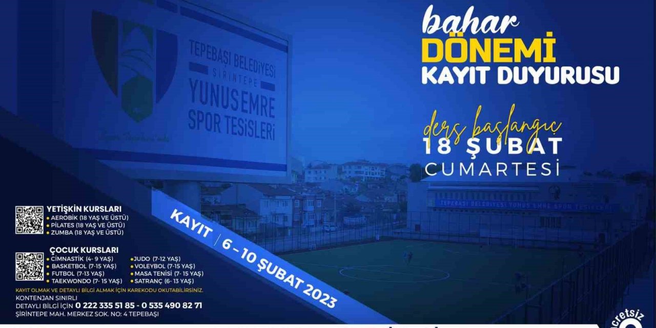 Yunus Emre’de bahar dönemi kurs kayıtları başlıyor