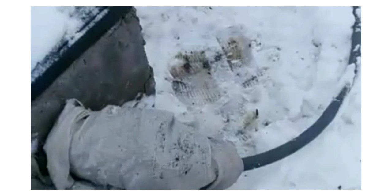 Elazığ’da su şebekleri dondu