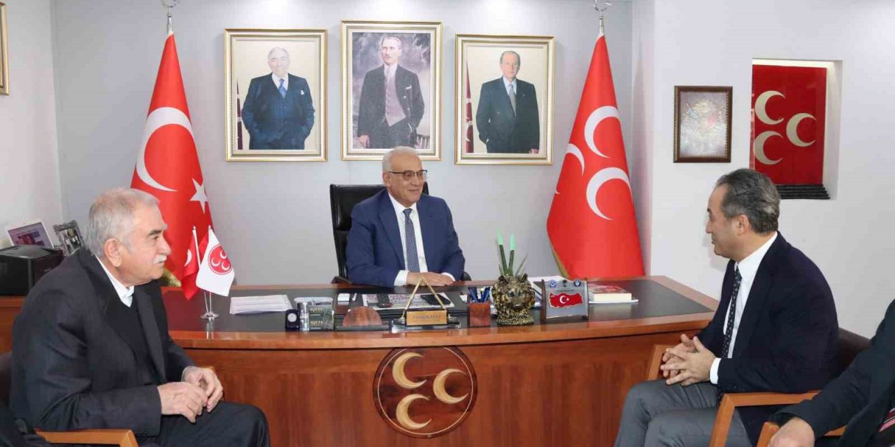 DAİMFED Genel Başkanı Karslıoğlu, MHP İl Başkanı Kanlı’yla inşaat sektörünün sorunlarını konuştu