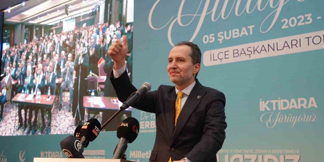 Yeniden Refah Partisi Seçime Hazırlık Programını ilçe başkanlarıyla gerçekleştirdi