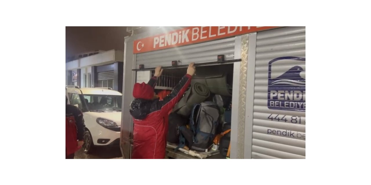 Pendik’ten arama kurtarma ekipleri deprem bölgesine gönderildi