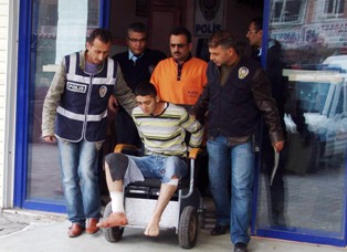 Polisin dur ihtarına uymayınca vuruldu!