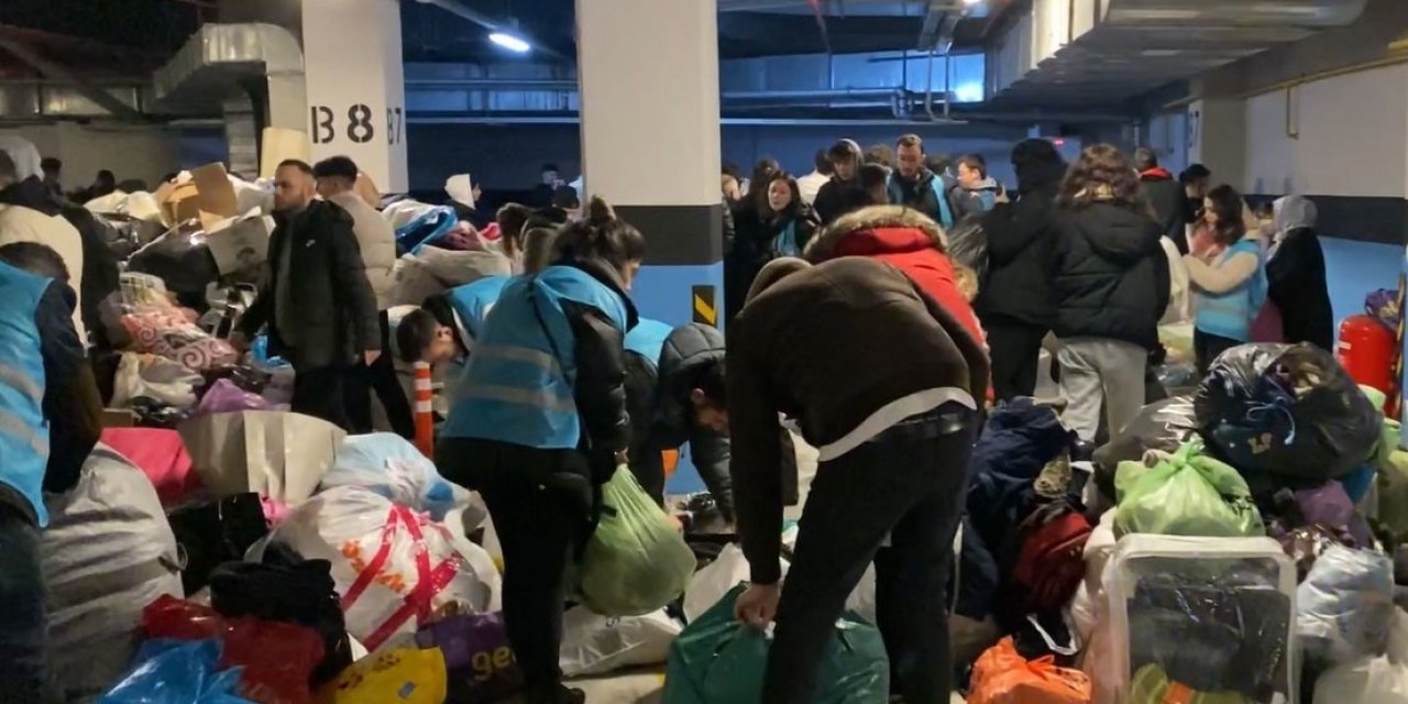 Bahçelievler depremzedelere yardım için tek yürek oldu