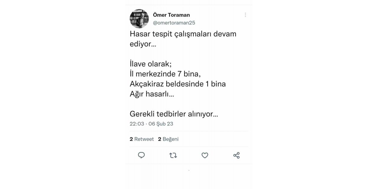 Elazığ Valisi Toraman, "8 bina ağır hasarlı"