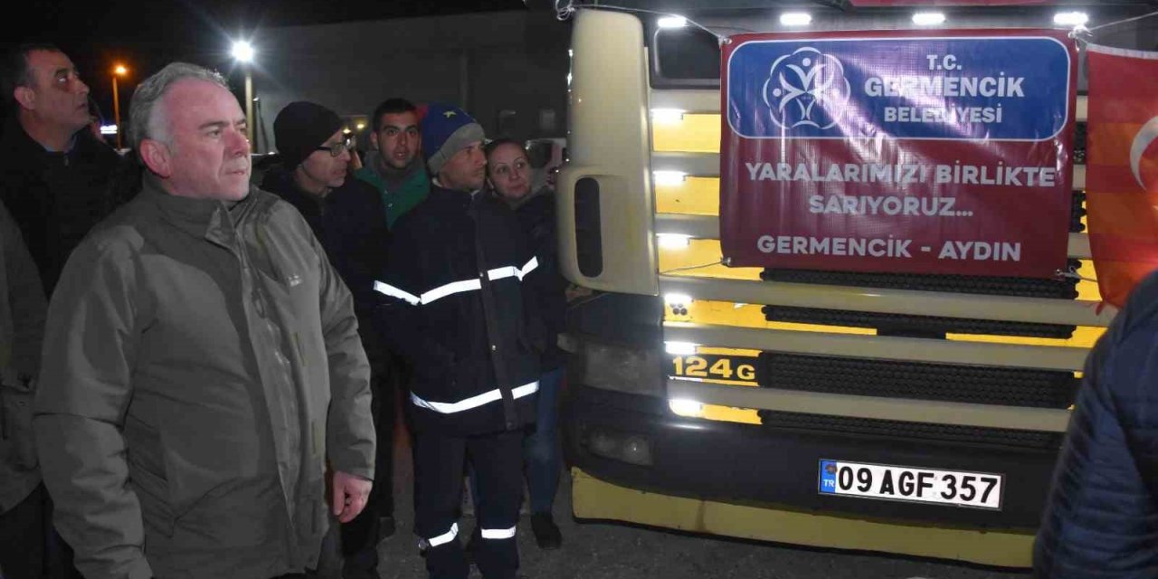 Germencik’ten ilk yardım tırı yola çıktı