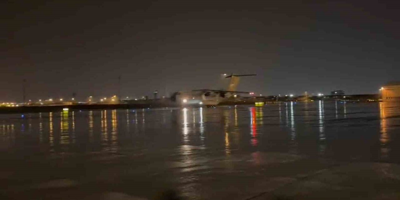 TSK’nın “Hava Yardım Koridoru” 37 hava aracı ile gece boyunca görev yaptı