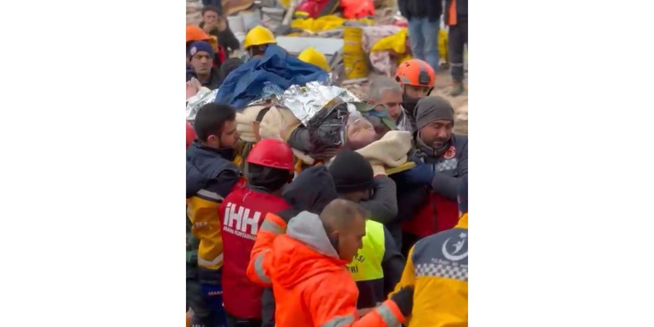 32 saat hayata tutundu, sağ salim çıkarıldı