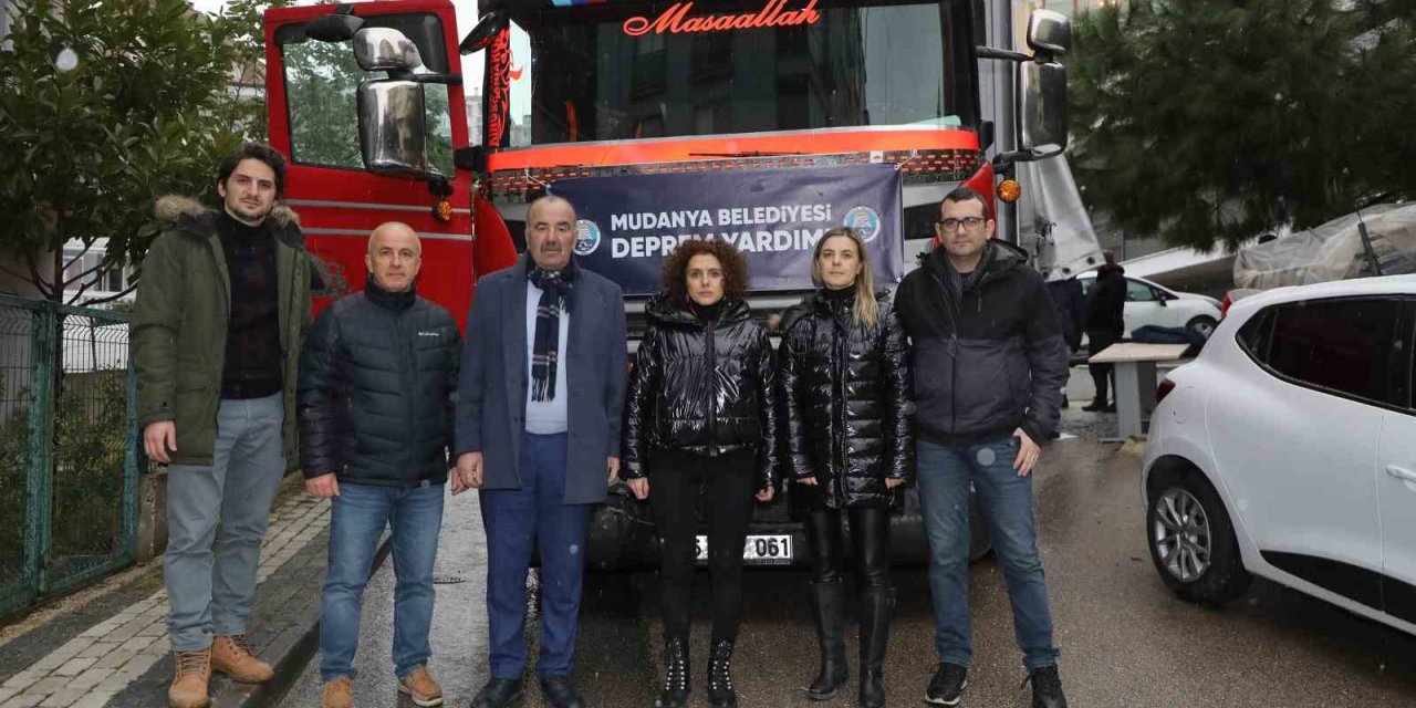 Mudanya’nın yardımları yola çıktı