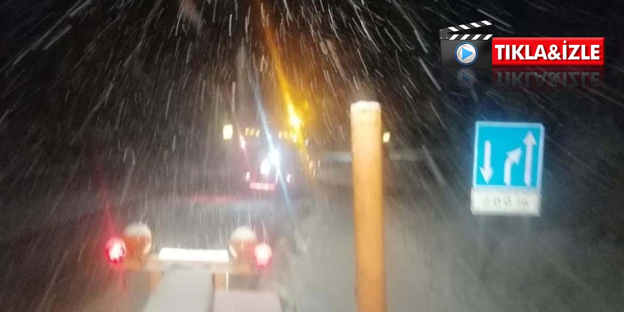 Konya-Antalya yolu çekici türü araç trafiğine yeniden kapatıldı