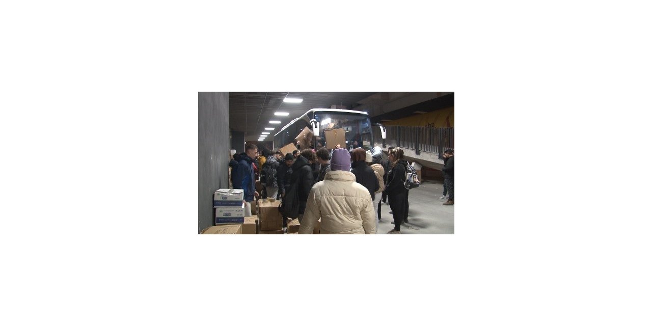 Göztepe’nin yardım tırları yola çıktı