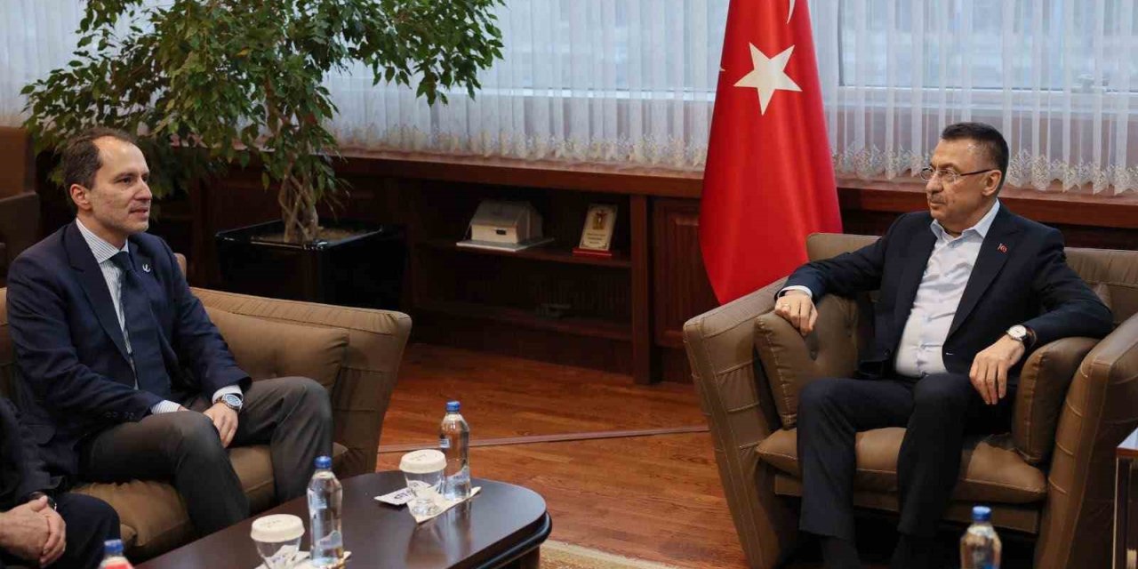 Yeniden Refah Partisi Genel Başkanı Erbakan, Cumhurbaşkanı Yardımcısı Oktay ile görüştü