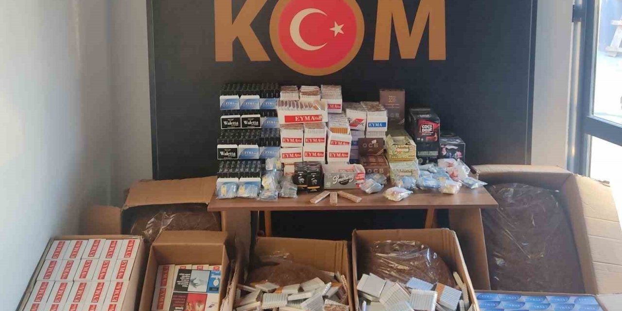 Çanakkale’de kaçak sigara operasyonu