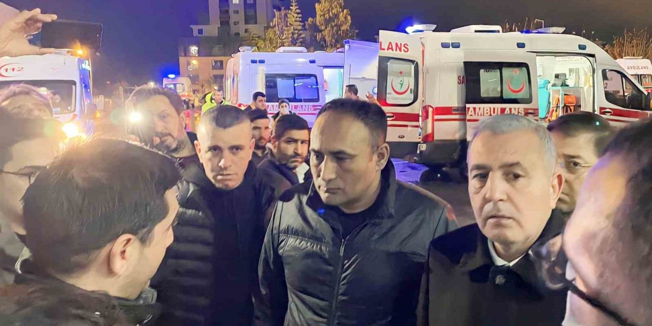 Başkan Yılmaz, hastanede yaralı yakınlarıyla görüştü