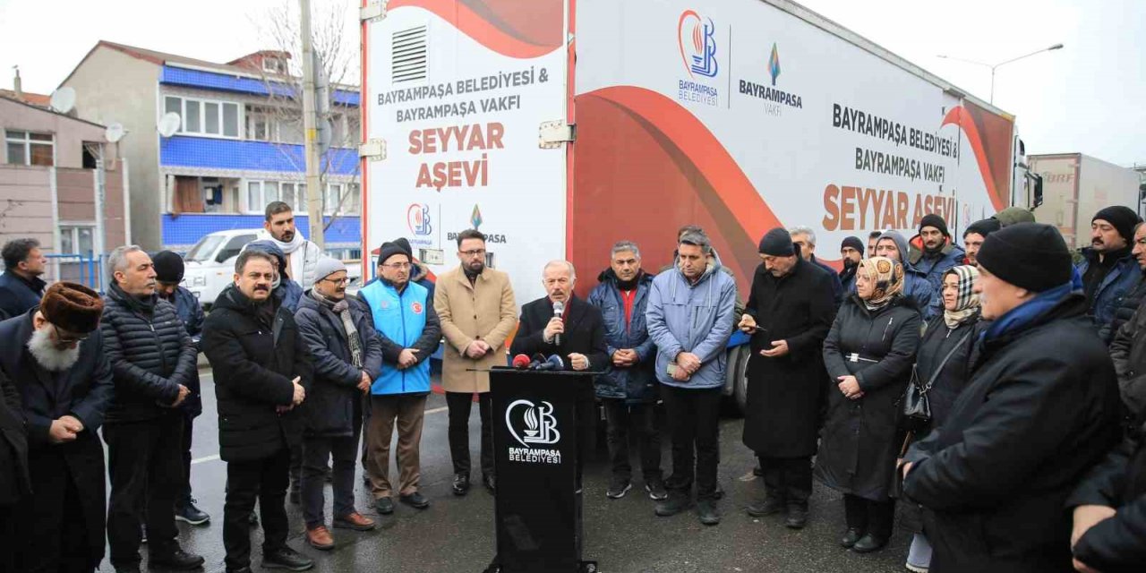 Bayrampaşa’nın "seyyar aşevi" deprem bölgesinde