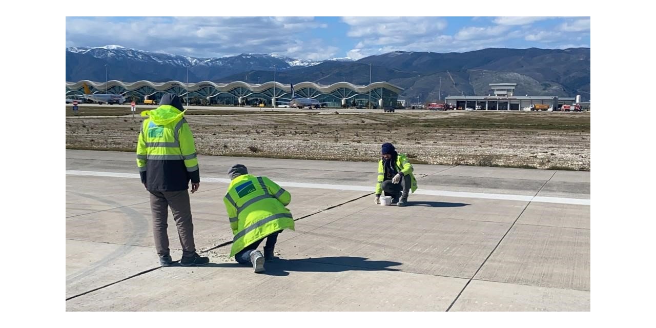 Hatay Havalimanı’nda hummalı inşaat çalışmaları devam ediyor