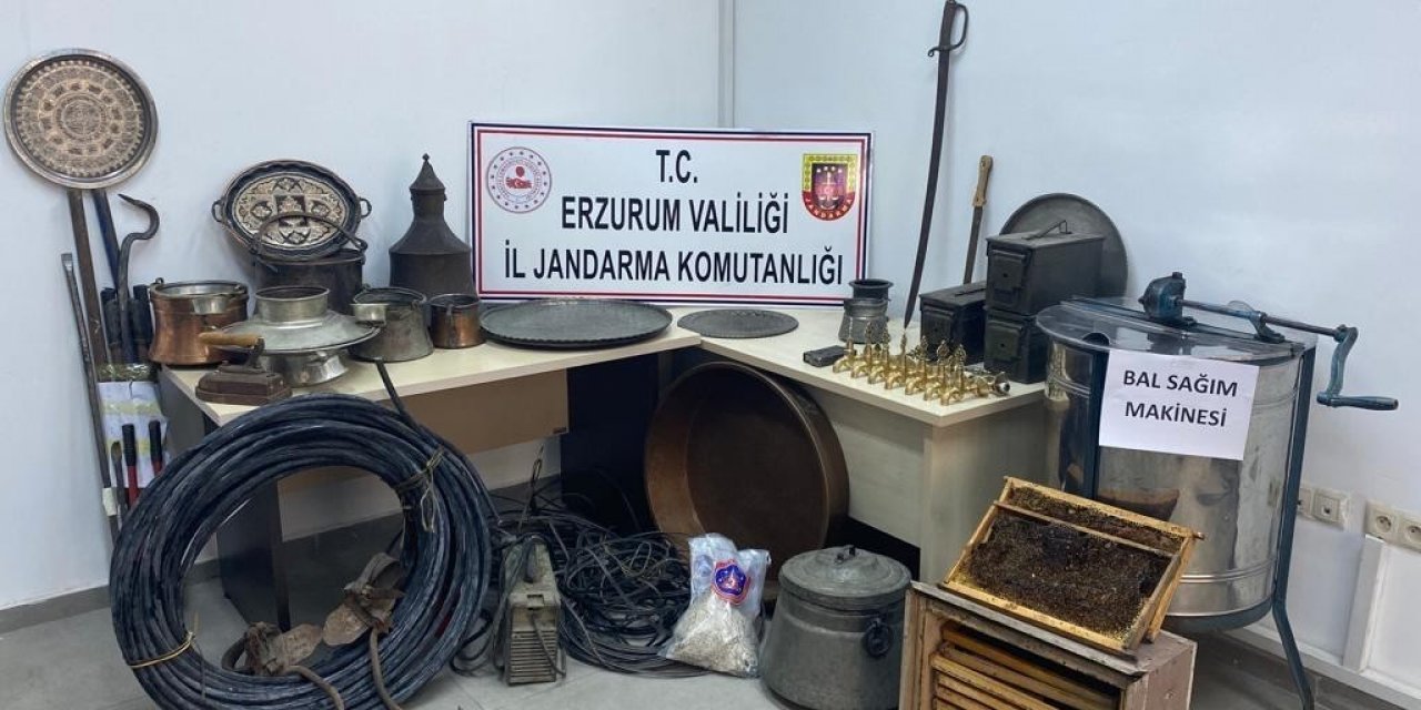 Erzurum’da çok sayıda faili meçhul hırsızlık olayı aydınlatıldı: 4 tutuklama