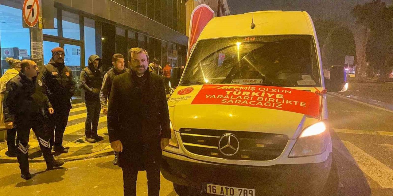 Gürsu’dan 11 kişilik ekip sahra çadırına gidiyor