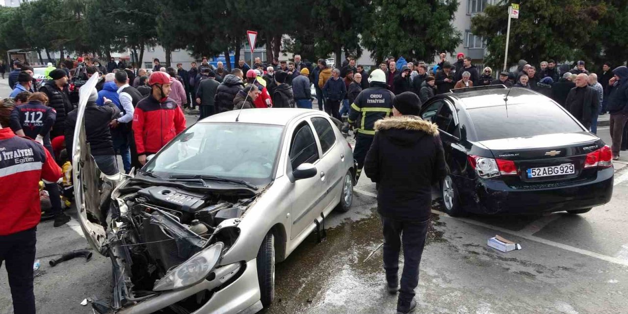 Ordu’da trafik kazası: 2 yaralı