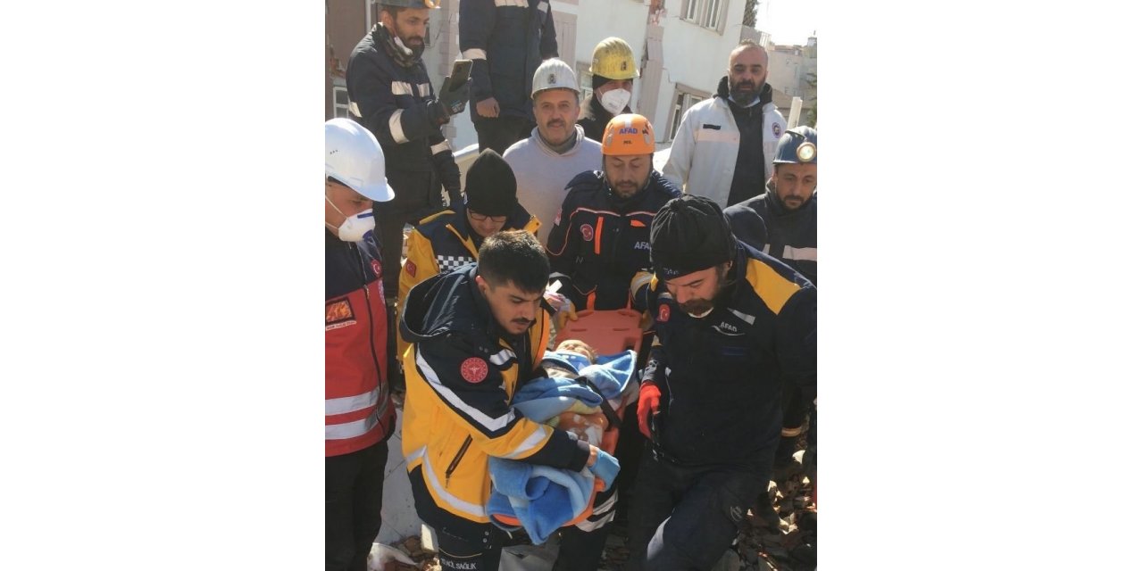 6 aylık Yiğit bebek, depremin 80. saatinde sağ kurtarıldı