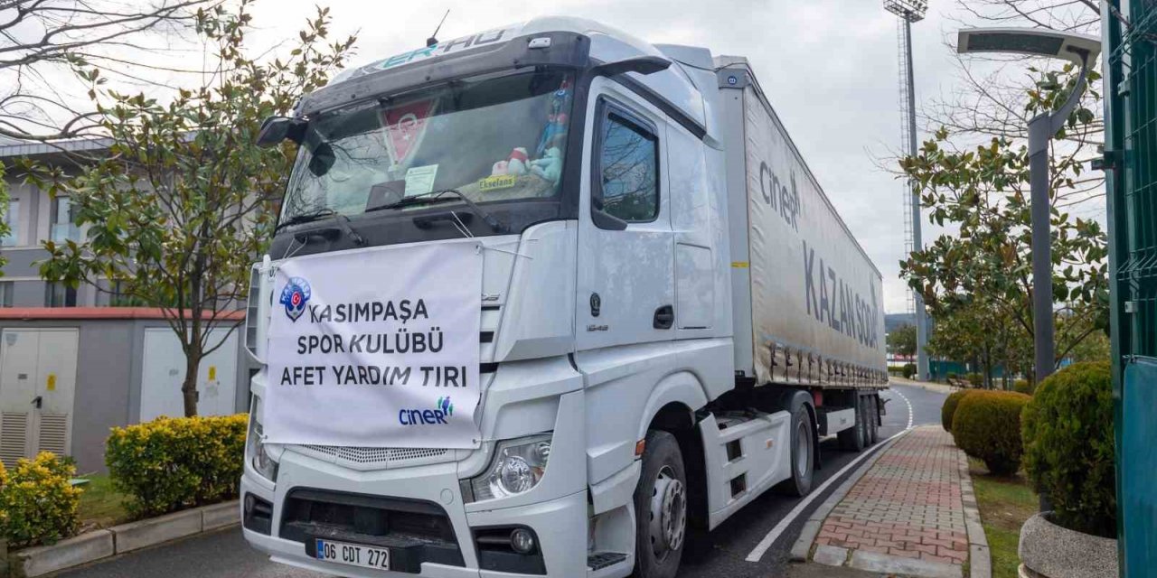 Kasımpaşa’dan depremzedelere yardım