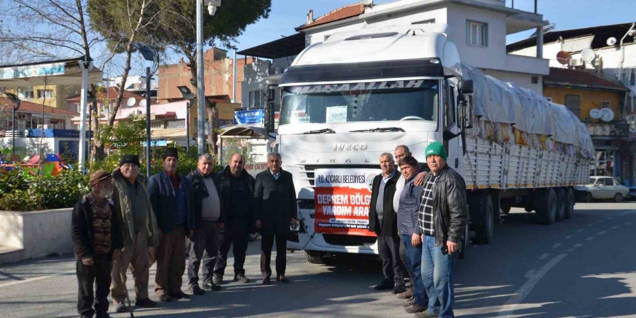 Başkan Kaplan; “Koçarlı, deprem bölgesi için küçükten büyüğe birlik oldu”