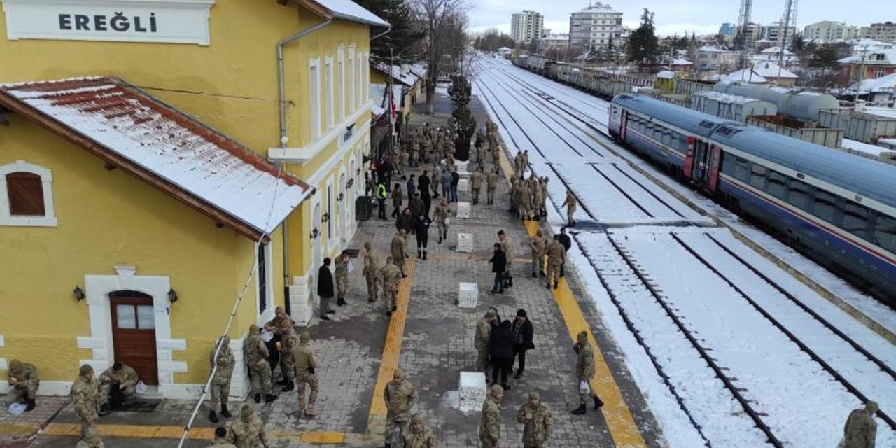 Konya Ereğli'den deprem bölgesine anlamlı destek