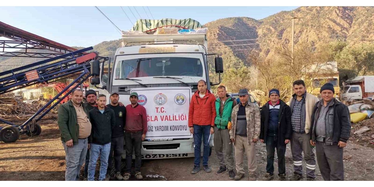 Köyceğiz’den deprem bölgesine odun gönderildi