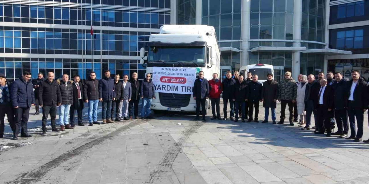 Kayseri Adliyesi’nden depremzedelere yardım eli