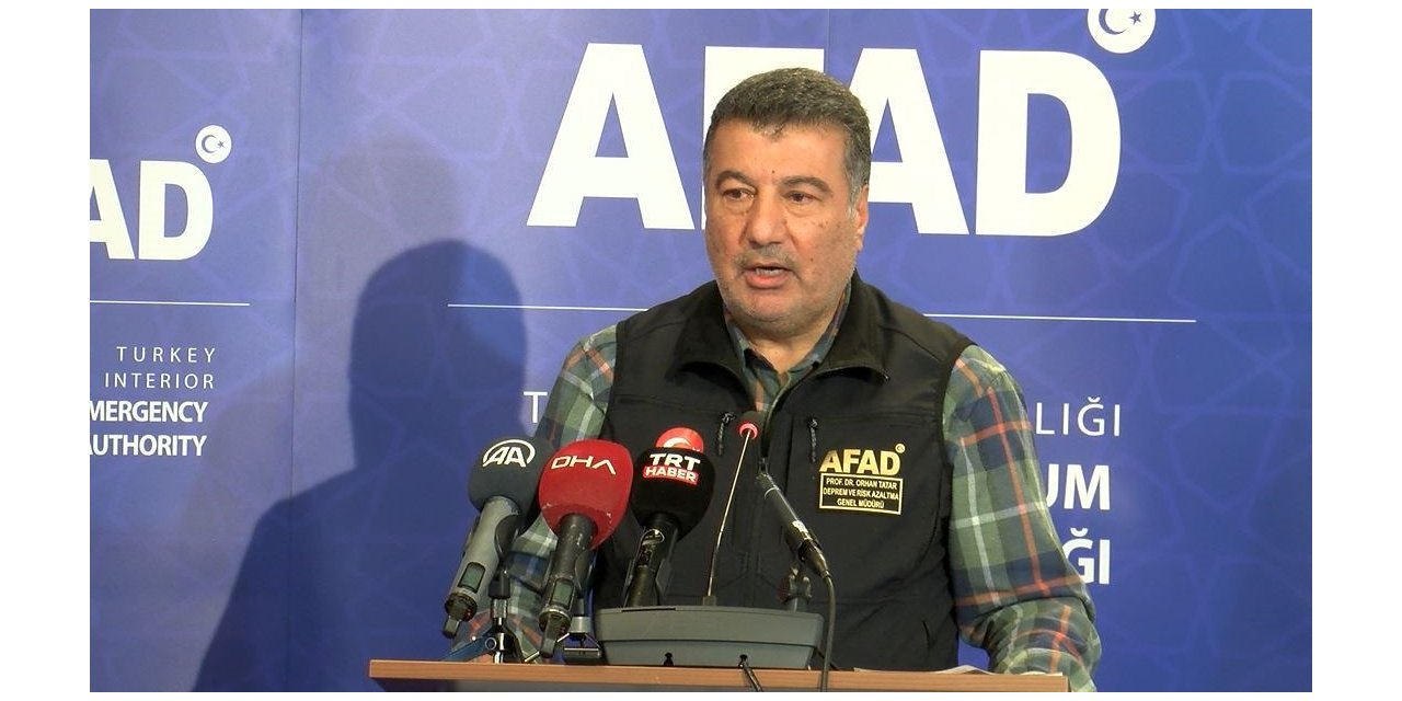 AFAD Deprem Risk Azaltma Genel Müdürü Tatar: “Deprem 500 atom bombası etkisinde”