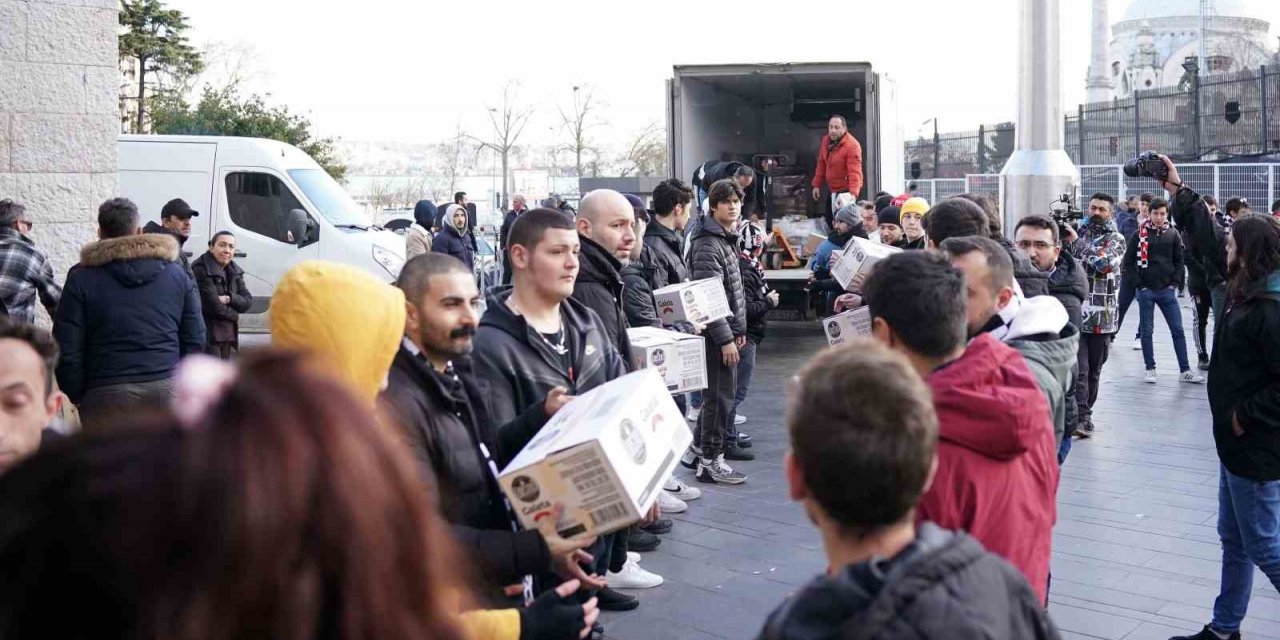 Vodafone Park’ta yardım toplama çalışmaları devam ediyor