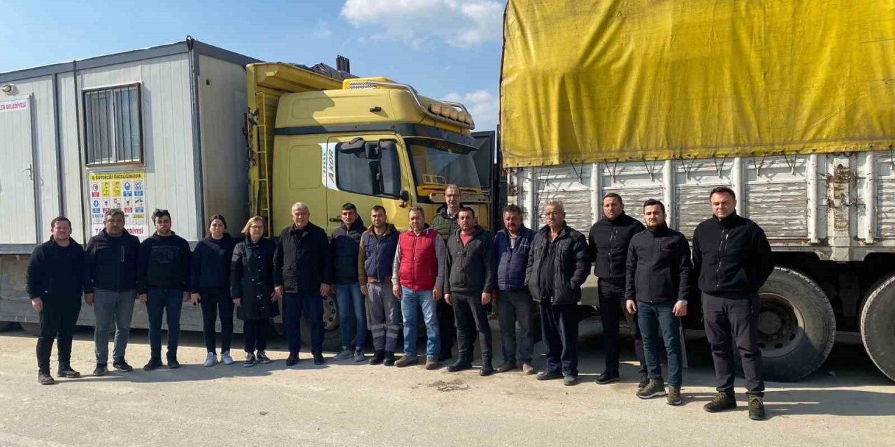 Efeler Belediye Başkanı Atay, deprem bölgesi Hatay’a gitti