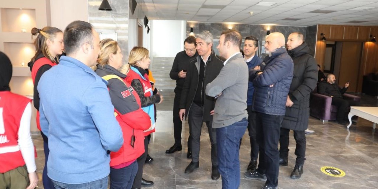 Marmaris’te depremzedeler ile ilgili çalışmalar değerlendirildi